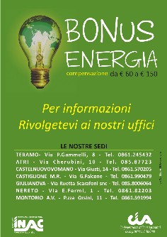 Bonus per l'energia